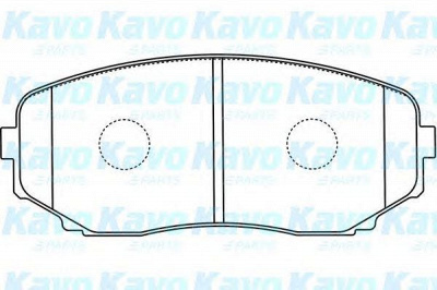 KAVO PARTS bp4573 -  Комплект тормозных колодок, дисковый тормоз